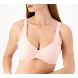 Breezies Sunbeige Floral Jacquard Minimizer Bra Size 44DDD